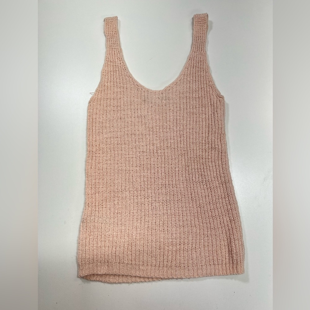 Madewell Monterey Sweater Tank in Pink Size XS Light Pink Blush - Picture 4 of 10